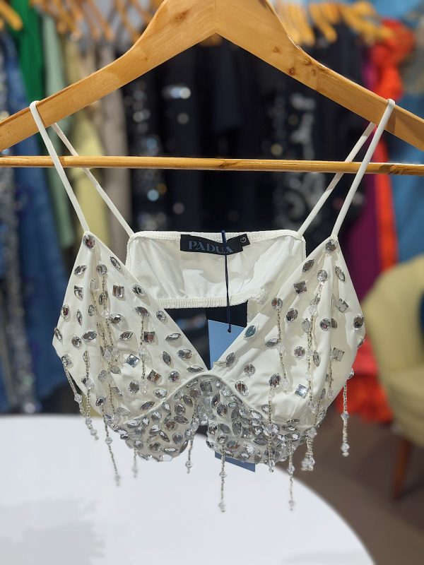 Top Franjas Branco - Imagem 3